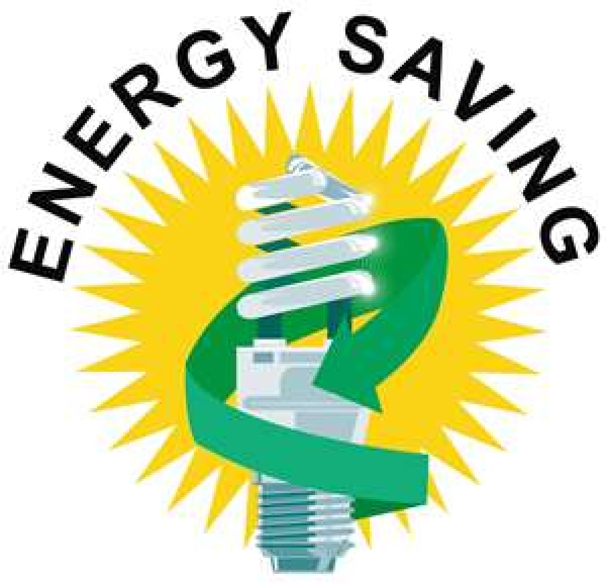 Energy Savings Graphic of Light Bulb